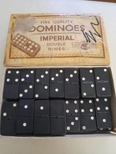 Vintage Double Nines Domino