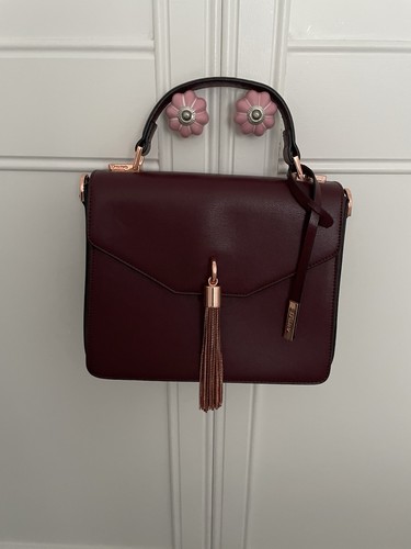 Dune burgandy handbag - dune, with