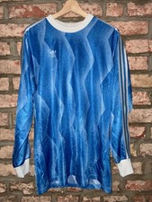 Adidas 1988/89 Sky Blue Shirt Template men Large Long Sleeve East Germany no 14