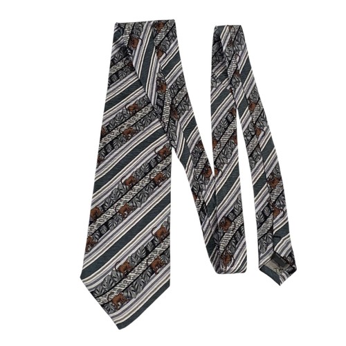 Tesoro rosso silk animal - rosso, print
