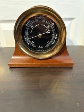 Chelsea Clock USA Boston Holosteric Barometer w/ Stand Vintage