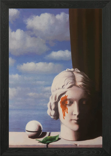 Rene magritte paint framed - rene,
