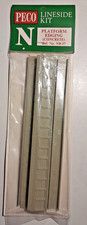 PECO LINESIDE NB-27 PLATFORM EDGING (CONCRETE TYPE) 5 ITEMS - N GAUGE