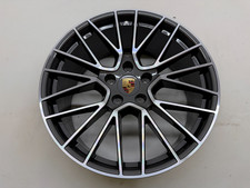 NEW GENUINE PORSCHE CAYENNE 9Y0 9YA RS SPYDER 21' SATIN FRONT ALLOY WHEEL