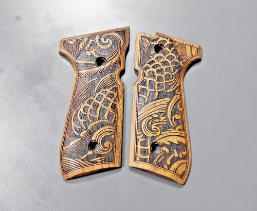 Beretta 92fs walnut - beretta,