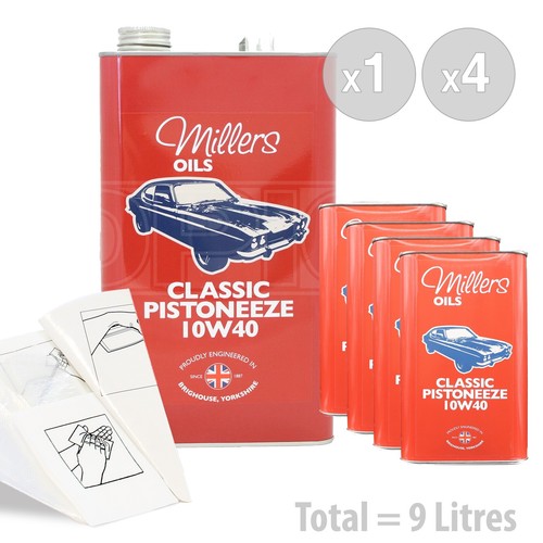 Car engine oil service kit - oil,