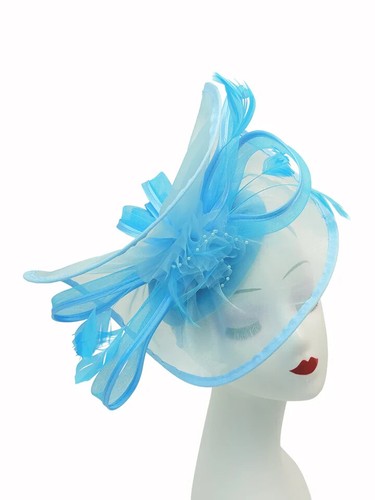 Women flower feather hair - women's,
