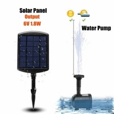 Solar Water Pump for Fountains