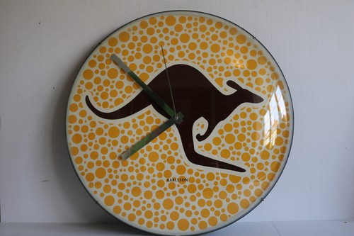 Karlsson wall clock - wall, retro