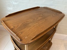Vintage Retro Ercol Light Elm Tea Trolley