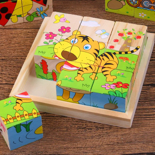 Baby wooden blocks - wooden, toys