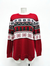 Ladies Fairisle Christmas Jumper Sizes 12/14 16/18 20/22 24/26 28/30