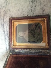 antique ambrotype of a lady