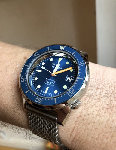 Squale 1521 automatic blue - automatic,