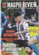 FOOTBALL PROGRAMME - CHORLEY V