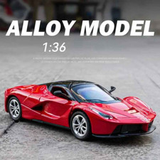 Ferrari LaFerrari Diecast Toy Car Model with Sound, Light for Collectors (1:36)