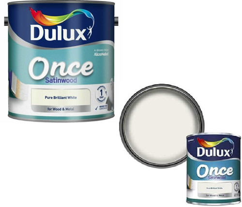 Dulux paint once satinwood - dulux,