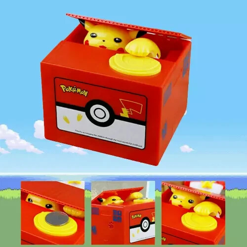 Pikachu electronic piggy - piggy, bank