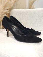 Vintage LK Bennett Black Suede