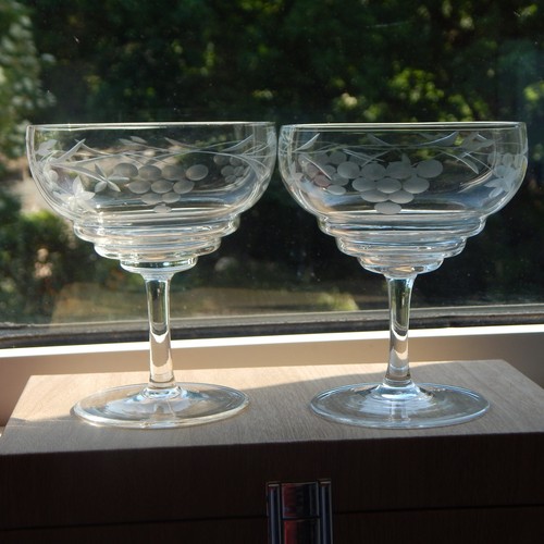 Vintage champagne glasses - champagne,