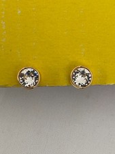 14K Gold Plated Encircled Stud