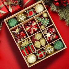 82pcs Christmas Baubles Set