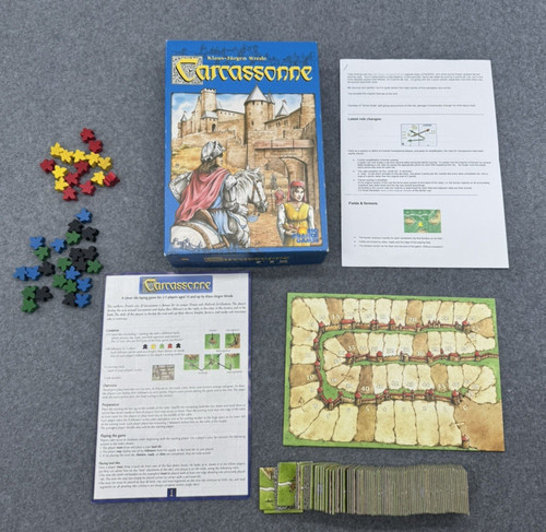 Carcassonne board game - board,