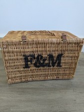 F&M Wicker Picnic Hamper