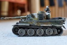 Tiger I Tank 1:35 Scale Military Model Kit Built and Painted