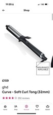 ghd Curve Tong Classic Curl - Black