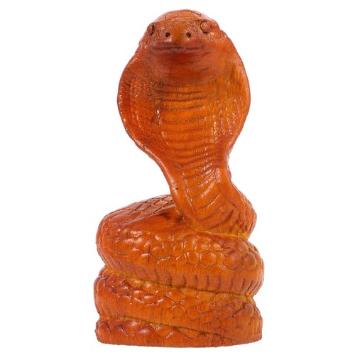Solid snake figure wood - snake,