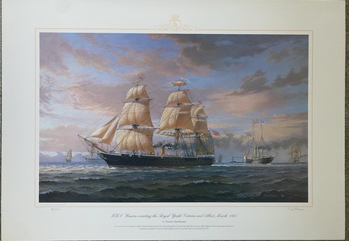 Hms warrior escorting - hms, the