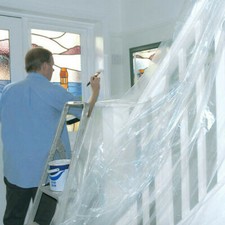 POLYTHENE DUST SHEET ROLL 2M X