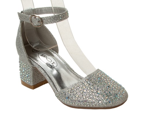 Girls glitter diamante low - glitter,
