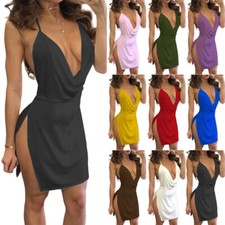 Ladies Halter V Neck Party
