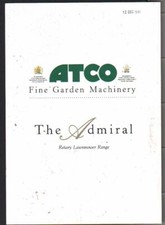 ATCO "Admiral" Pedestrian Rotary Lawnmower Brochure Leaflet