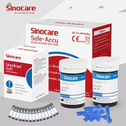 50pcs sinocare safe accu - sinocare, safe-accu