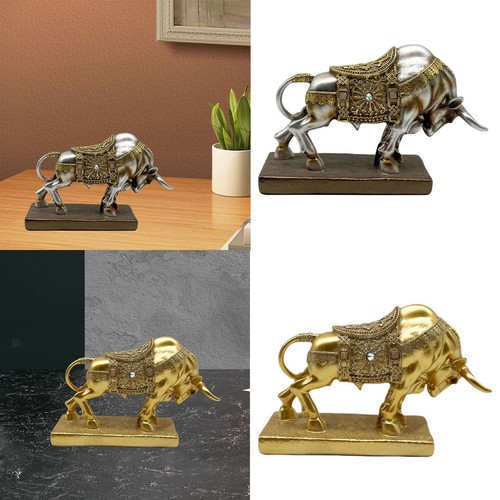 Bull statue sculpture - bull, desktop