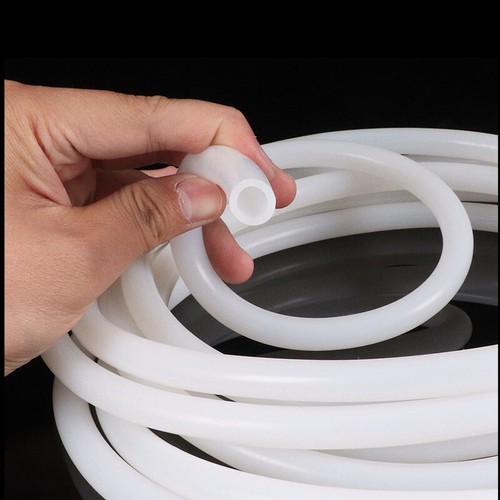 White silicone flexible tube - flexible,