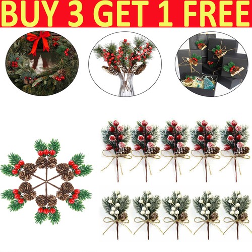 10x christmas artificial pine - artificial,