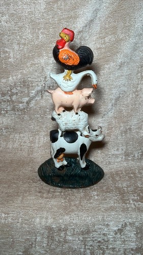 Vintage cast iron animal door - cast,