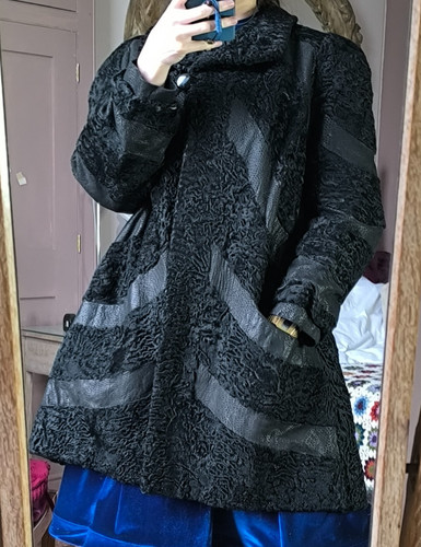 70s true vintage black real - black,