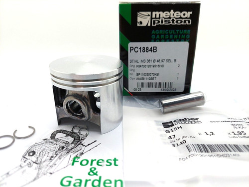Piston kit for - stihl, 341