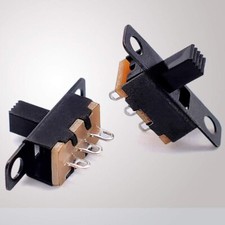 3mm 3 Pin 2 Position Knob Vertical Micro Mini Slide Toggle Switch SPDT 50V 0.5A
