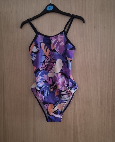 Zoggs ecolast girls leaf - leaf, print