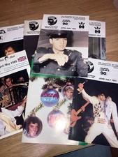 ELVIS PRESLEY EPHEMERA UK FAN CLUB MAGAZINES ALL  DATED 