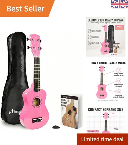 Inch pink soprano ukulele - 21-inch,