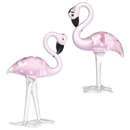 2pcs crystal flamingo - 2pcs,