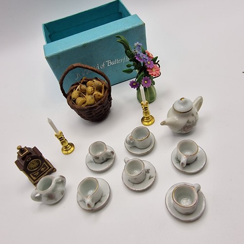 Dollhouse miniature tea - dollhouse,