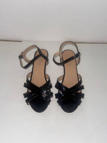 Lilley black patent leather